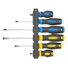 Atsuktuvų komplektas TOPEX 6 vnt. + laikiklis (5x38mm, 5x100mm, 6.5x150mm, PH1x100mm, PH2x38mm, PH2x150mm)
