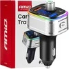 Automobilinis FM siųstuvas, FM 2×USB-A 1×USB-C Micro SD 12V 24V AMIO-04652