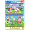 Trefl Dėlionė 2x24 vnt. - Peppa pig