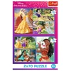 Trefl Dėlionė 2x70 vnt. - Disney princesės