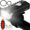Trizand Usb led dviračio žibintas + galinis žibintas