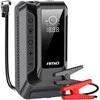 4in1 automobilinis užvedimo įrenginys (booster) su kompresoriumi, LED žibintuvėliu ir Powerbank 12V 12Ah 1600A AMIO-04677