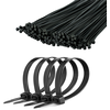 Cabletech laidų tvirtinimo dirželiai 4.8mm 25cm Juoda