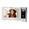 Orno Rinkinys Vaizdo domofono komplektas, be ragelio, spalvotas, LCD 7", OSD meniu, WI-FI + programėlė telefonui, vartų valdymas, baltas, VIFAR
