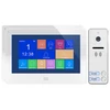 Orno Dviejų šeimų vaizdo domofonas, spalvotas laisvų rankų įranga, 7 colių LCD, jutiklinis ekranas, OSD meniu, atmintis, SD kortelės lizdas, DVR, vartų valdymas, baltas, FELIS MEMO MULTI2
