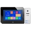 Orno Dviejų šeimų vaizdo domofono komplektas, spalvotas be ragelio, LCD 7 colių, jutiklinis ekranas, OSD meniu, atmintis, SD kortelės lizdas, DVR, vartų valdymas, juodas, FELIS MEMO MULTI2