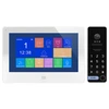 Orno Vaizdo domofono komplektas, laisvų rankų įranga spalvota, LCD 7", jutiklinis ekranas, OSD meniu, atmintis, SD kortelės lizdas, DVR, vartų valdymas, su šifravimu ir RFID, balta, TAURI MEMO