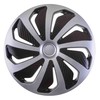 Versaco Ratų gaubtas 1 vnt. Wind, juodas ir sidabrinis 15"