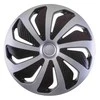 Versaco Ratų gaubtas 1 vnt. Wind, juodas ir sidabrinis 16"