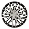 Kołpak Versaco Ratų gaubtas 1 vnt. Dakar NC, juodas ir sidabrinis su chromuotais varžtais 17"