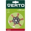 Disko formos šepetėlis VERTO 62H720 100 mm, metalui ir medienai