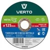 Metalinis pjovimo diskas VERTO 61H532, 125 x 1,5 x 22 mm