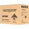 Vipow LiFePO4 Bluetooth gelio baterija 200Ah