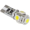Vipow Żarówka T10 LED automobilio lemputė (Canbus) - 5x SMD5050, balta