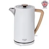 Adler | Virdulys | AD 1347w | Electric | 2200 W | 1.5 L | Nerūdijantis plienas | 360° rotational base | Baltas