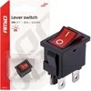 Rotorinis jungiklis su raudonu apšvietimu 20a 12v 24v amio-04440