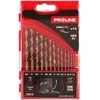 Grąžtas Wiertła Metalo grąžtai HSSCO DIN338, šlifuoti, 13 vnt. (1,5-6,5 mm), prolinas