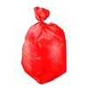 Worki LDPE šiukšlių maišai, 120 l, raudoni, ritinėliai, 10 vnt., segr., prolinas