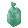 Worki LDPE šiukšlių maišai, 120 l, žali, ritinėlis, 10 vnt., segr., prolinas
