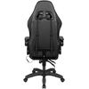Kruger & Matz Fotel KrugerMatz GX-150 žaidimų kėdė, juoda, LED, 7 taškų masažas