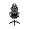Kruger &amp; Matz Žaidimų kėdė Žaidimų kėdė Warrior GX-150 Gaming Chair, Juoda-pilka