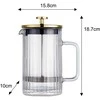 Zaparzacz Stūmoklinis kavos/arbatos virimo aparatas, stiklinis, 0,60 l, Klausberg, kb-7760