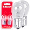 Halogeninės lemputės P21W BA15S 12V 2vnt. blisteryje amio-03351