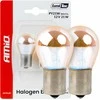 Halogeninės lemputės py21w 12v 21w bau15s lumitec oranžinės chromo spalvos 2 vnt. amio-04627