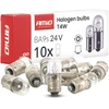 Halogeninės lemputės t4w 24v 4w ba9s 10 vnt. amio-04945