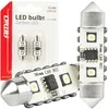 LED lemputės, Canbus, festoon, C5W, 2SMD, 3838, 36 mm, baltos, 12 V, 24 V, amio-04248