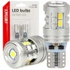 Standartinės T10 W5W LED lemputės 6x3020 + 1x3030 SMD baltos 12v 24v amio-03718