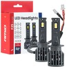 LED žibintų lemputės F25 Sidabrinis FULL CANBUS H1 54W 12V 24V AMIO-04701
