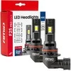 LED žibintų lemputės Series F25 PRO Juodas FULL CANBUS HIR2 68W 12V 24V, AMIO-04724