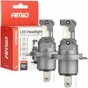 LED žibintų lemputės Hybrid series H4 H19 6000K Canbus 60W AMIO-04114