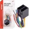 Integruota ISO CCA 13 PIN vyriška jungtis, 5A, 12V, AMIO-04445