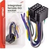 Integruota ISO CCA 13 PIN moteriška jungtis, 5A, 12V, AMIO-04441