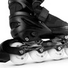 Spokey FIREFLY Łyżworol 35-38 BK/WH