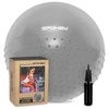 Gimnastikos kamuolys Spokey Half Fit 55 cm, pilkas