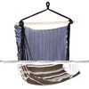 Hamakas / sėdimoji dalis juoda balta Spokey BENCH ETNO