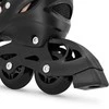 Riedučiai Spokey Trixie 944680, juodi/rožiniai, 39-42