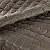 Eurofirany ARIEL Minkšto aksomo lovatiesė dygsniuota karšto spaudimo būdu (hot press) su žuvies žvynų motyvu, 220X240 cm, spalva: smėlio