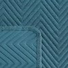 Eurofirany Mėlynas liną primenantis dekoratyvinis užtiesalas, 220x240 cm, dvipusis dygsniuotas dizainas, OEKO-TEX sertifikatas, minkšta poliesterio lovatiese, miegamojo pledas Lovatiesė