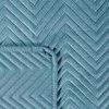 Eurofirany Turkio spalvos aksominė dekoratyvinė lovatiesė, 200x220 cm, geometriškai dygsniuotas lovos užtiesalas, vientisos spalvos lovos danga, modernus miegamojo aksesuaras, minkštas pledas Lovatiesė