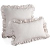 Eurofirany CHP/FRILL/Smėlio spalvos 45X45 Smėlio spalvos/Medvilnė