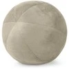 Dekoratyvinė kamuoliuko formos pagalvė Eurofirany GAJA/4, ∅ 24 cm, spalva: smėlio