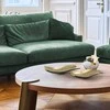 Eurofirany Dekoratyvinis metalinis dubuo, tamsiai žalias su auksiniais akcentais, modernus interjero akcentas, 33x15x8 cm, elegantiška namų dekoracija, stilingas padėklas