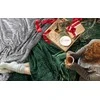Eurofirany DESIGN 91 CINDY2 Minkštas ir švelnus pledas su įspaustu kubelių raštu, 170X210 cm, spalva: pelenų