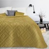 Eurofirany D91/N/ALARA/2/MU DESIGN 91 Geometrinio rašto lovatiesė, pagaminta karšto spaudimo technika (hot press), 220X240 cm, spalva: garstyčių
