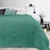Eurofirany DESIGN 91 N/ALARA/4/TU Lovatiesė dekoruota karšto spaudimo technika (hot press) įspaustu gėlių raštu, 230X260 cm, spalva: turkio
