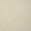 Eurofirany DESIGN 91 BONI / 4 Lovatiesė su geometriniu raštu, išgautu karšto spaudimo technika (hot press), 200X220 cm, spalva: kreminė